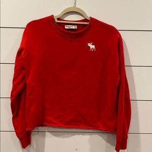 Abercrombie kids girls 13/14 red sweatshirt